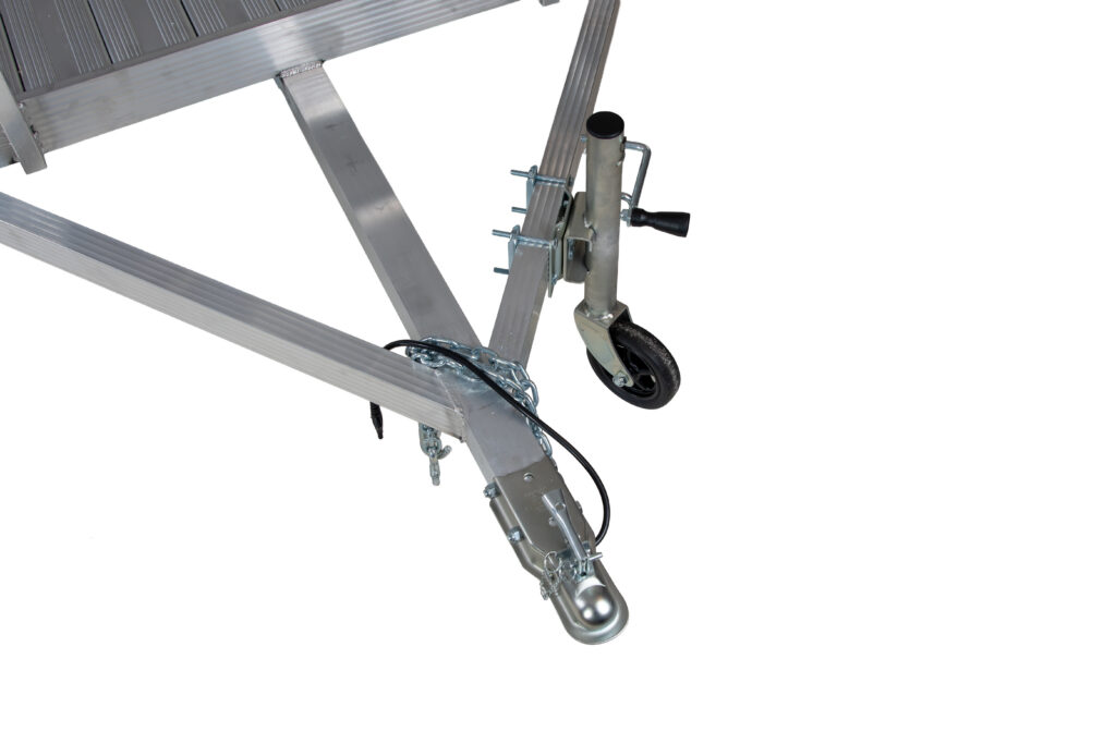 12 ft single axle hitch top down view