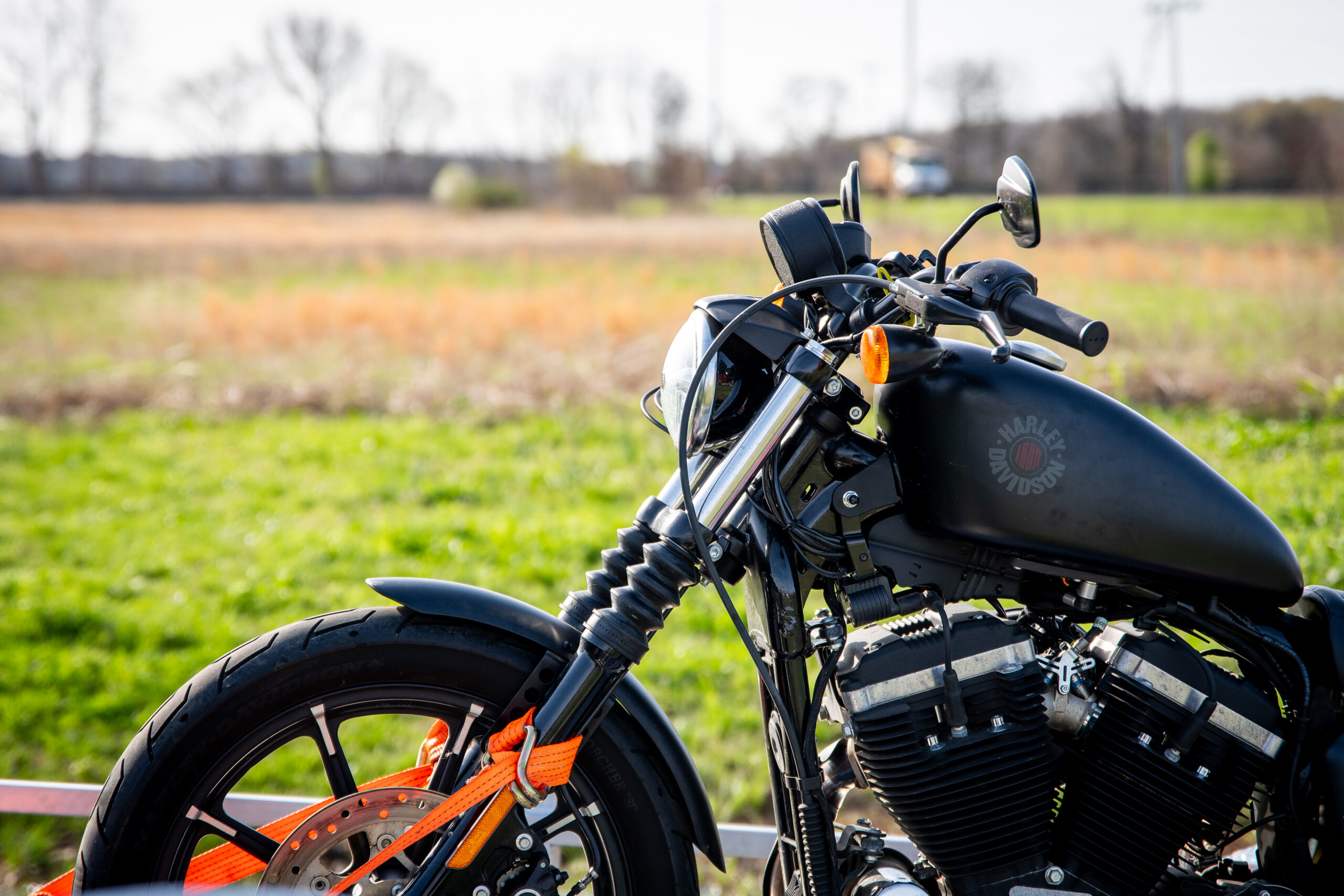 close up of motorcycle